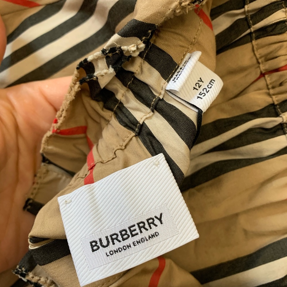Burberry striped cotton dress - Picture 4 of 9